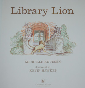 library lion