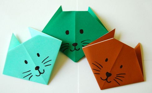 Make an Origami Cat | Bookworm Bear